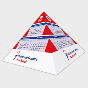 Piramide vouwkalender